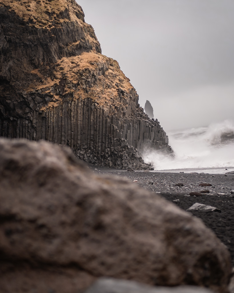 Island Rundreise - Reynisfjara Strand, gefährlichster Strand Islands bei Sturm