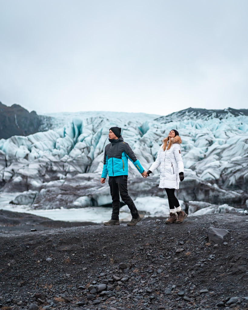 Island Rundreise - Svinafellsjokull Gletscherzunge