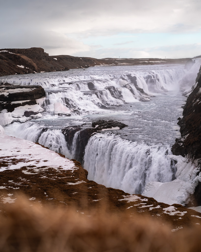 Island Rundreise - Gullfoss Wasserfall am Golden Circle